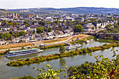 View of the Moselle and Trier from the Weißhaus viewpoint, Trier