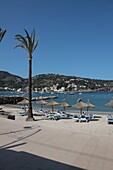 Strand bei Soller, Nordküste, Mallorca, Balearen, Spanien