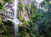 Cascata Oquè Pipi on the island of Príncipe in West Africa
