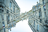 Residential buildings in Bordeaux, France.