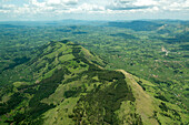 Aerial landscape in south western Uganda.