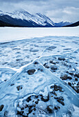 Kanada, Alberta, Canmore, Spray Valley Provincial Park, Morgendämmerung am Spray Lakes