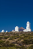 Spain, Canary Islands, Tenerife Island, El Teide Mountain, Observatorio del Teide, astronomical observatory, morning