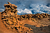 USA, Utah, Fantasy-Schlucht. Erodierte Sandsteinformationen.