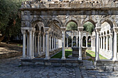 Ruinen von Kloster Sant'Andrea, Genua, Ligurien, Italien.