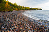 Michigan, Pictured Rocks National Lakeshore, Au Sable Point and Lake Superior