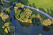 Paths on the Olympiaberg, Olympic Park, Munich, Upper Bavaria, Bavaria, Germany