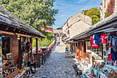 Souvenirläden in Mostar, Bosnien und Herzegowina