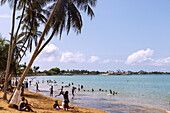 Praia Lagarto near São Tomé on the island of São Tomé in West Africa