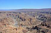 Namibia; Karas region; Southern Namibia; Canyon Nature Park East; Fish River Canyon; from the vantage point on the eastern edge