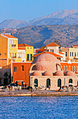 Der venezianische Hafen, Chania, Kreta, griechische Inseln, Griechenland