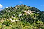 Mountain village of Sainte-Agnès in the French Maritime Alps, Provence, France