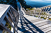 Wooden footpath, Nuuk, Greenland