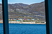 The small settlement of Ilimanaq, Disko Bay, Baffin Bay, Ilulissat, Greenland