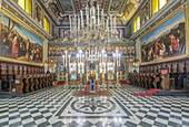 Italien, Triest, Innenraum der griechisch-orthodoxen Kirche