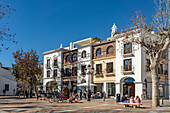Der Platz Plaza Balcon De Europa  in Nerja, Costa del Sol, Andalusien, Spanien  