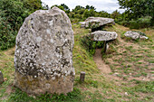 Dolmen von Grah-Niol bei Arzon, Bretagne, Frankreich