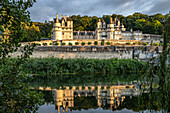 Das Schloss Ussé im Loiretal, Rigny-Ussé, Frankreich