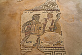 Mosaik im Haus der Gladiatoren in der antiken Stadt Kourion, Episkopi, Zypern, Europa 