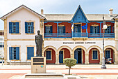 Zeno of Kition Statue at Europa Square, Larnaka, Cyprus, Europe