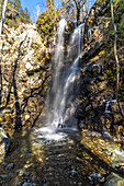 Kaledonia Wasserfall im Troodos-Gebirge, Zypern, Europa