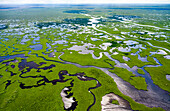 Aerial view of Everglades National Park in Florida, USA