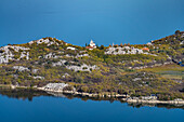 Monastery island Beška in Lake Skadar near village Donji Murici, Montenegro, Europe