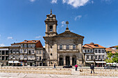 Basilica of St. Peter and the square Largo do Toural, Guimaraes, Portugal, Europe