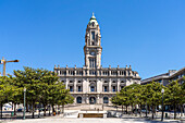 Das Rathaus Paços de Concelho in  Porto, Portugal, Europa  