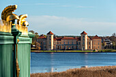 Schloss Rheinsberg, Grienericksee, Rheinsberg, Brandenburg, Deutschland