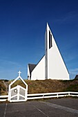 Church in Hörnum, Sylt, North Sea Coast Schleswig-Holstein, Germany