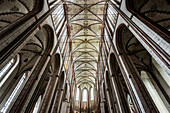 Deckengewölbe, St Marienkirche, Lübeck, Schleswig-Holstein, Deutschland