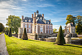 Park und Chateau Balleroy, Calvados, Normandie, Frankreich