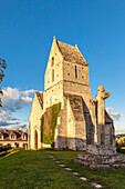 Historische Kirche Saint-Martin de Criqueboeuf, Calvados, Normandie, Frankreich