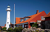 Lighthouse in Roenne on Bornholm, Denmark