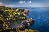 Westküste von Capri beim Punta Campetiello, Capri, Golf von Neapel, Kampanien, Italien