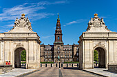 Schloss Christiansborg und die Pavillons, Kopenhagen, Dänemark, Europa 