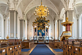 Interior of the Evangelical Lutheran Church of the Redeemer Vor Frelsers Kirke, Copenhagen, Denmark, Europe