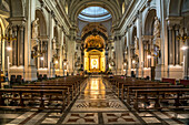Interior of the Cathedral of Maria Santissima Assunta, Palermo, Sicily, Italy, Europe
