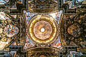 Kuppel im Innenraum der Basilika San Giuseppe dei Teatini, Palermo, Sizilien, Italien, Europa