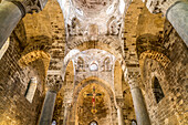 Deckengewölbe der Kirche San Cataldo, Palermo, Sizilien, Italien, Europa