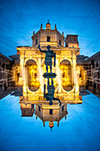 the Basilica San Lorenzo Maggiore, a 4th century church in the city of Milan, Italy.