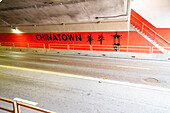 The famous Chinatown district of San Francisco, California.