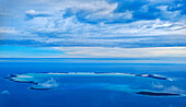 Aerial view, Cocos (Keeling) Islands, Indian Ocean, Asia