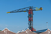The Faralda Crane Hotel at the NDSM Cultural Centre, Amsterdam, Benelux, Benelux, North Holland, Noord-Holland, Netherlands