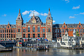 Hauptbahnhof Centraal Station, Amsterdam, Benelux, Beneluxstaaten, Nordholland, Noord-Holland, Niederlande