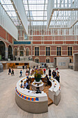 Atrium im Rijksmuseum, Amsterdam, Benelux, Beneluxstaaten, Nordholland, Noord-Holland, Niederlande