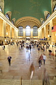 Art Deco Main Concourse of Grand Central Terminal, also known as Grand Central Station, Midtown Manhattan, New York, New York, USA