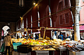 Venedig - Fisch und Gemüsemarkt von Rialto, Venezien, Italien