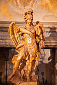 Statue inside the Castel Sant'Angelo in Rome, Italy